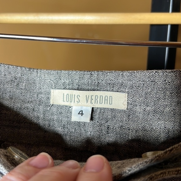 Louis Verdad Vintage Linen Blend Pedal Pushers Size 4 - Picture 6 of 10